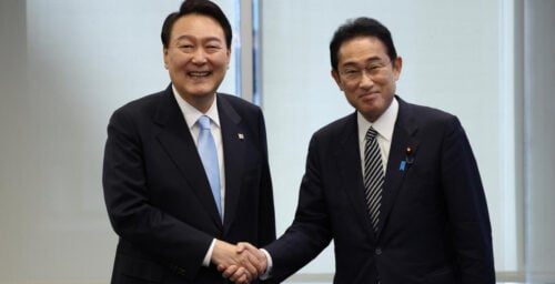 South Korea and Japan take small step toward better ties at ‘informal summit’
