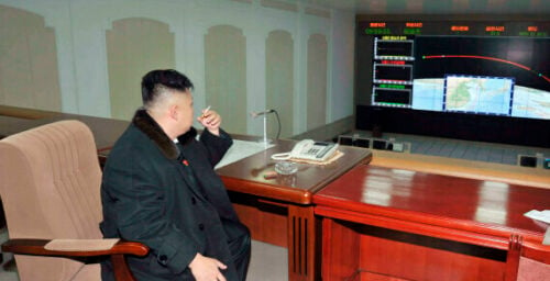 Kim Jong Un Enoys A Cigarette With Rocket Launch