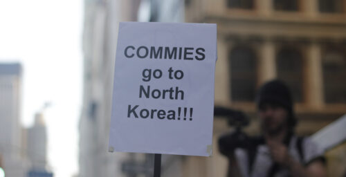 Indoctrination, finances motivate N.Korean defectors to attend rallies