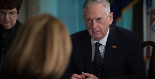 U.S. army “must be ready” to face North Korea: Mattis