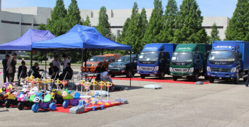 Chinese trucks at North Korean trade fair, despite sanctions