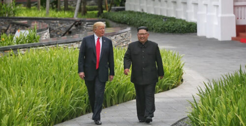 Trump tweets Kim Jong Un letter, says progress being made with North Korea