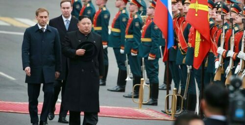Kim Jong Un arrives in Vladivostok as meeting with Putin set for Thursday