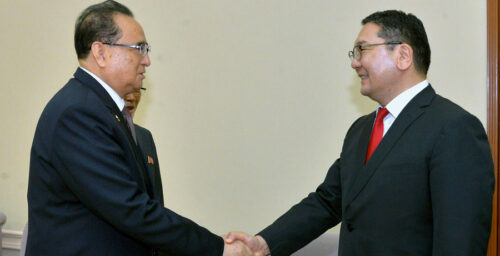 Mongolian foreign affairs delegation in Pyongyang for talks: KCNA