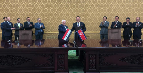 North Korea, Syria agree to fight sanctions with more economic cooperation 