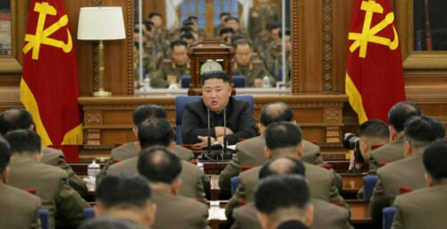 Kim Jong Un says North Korea must bolster military in current “turbulent times”