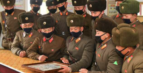 Top North Korean party departments spotlighted in rare visit to soldiers