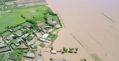 North Korean leader visits site of major flood damage after days of storms