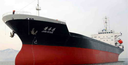 North Korea’s main shipyard christens first known cargo ship in nearly 5 years