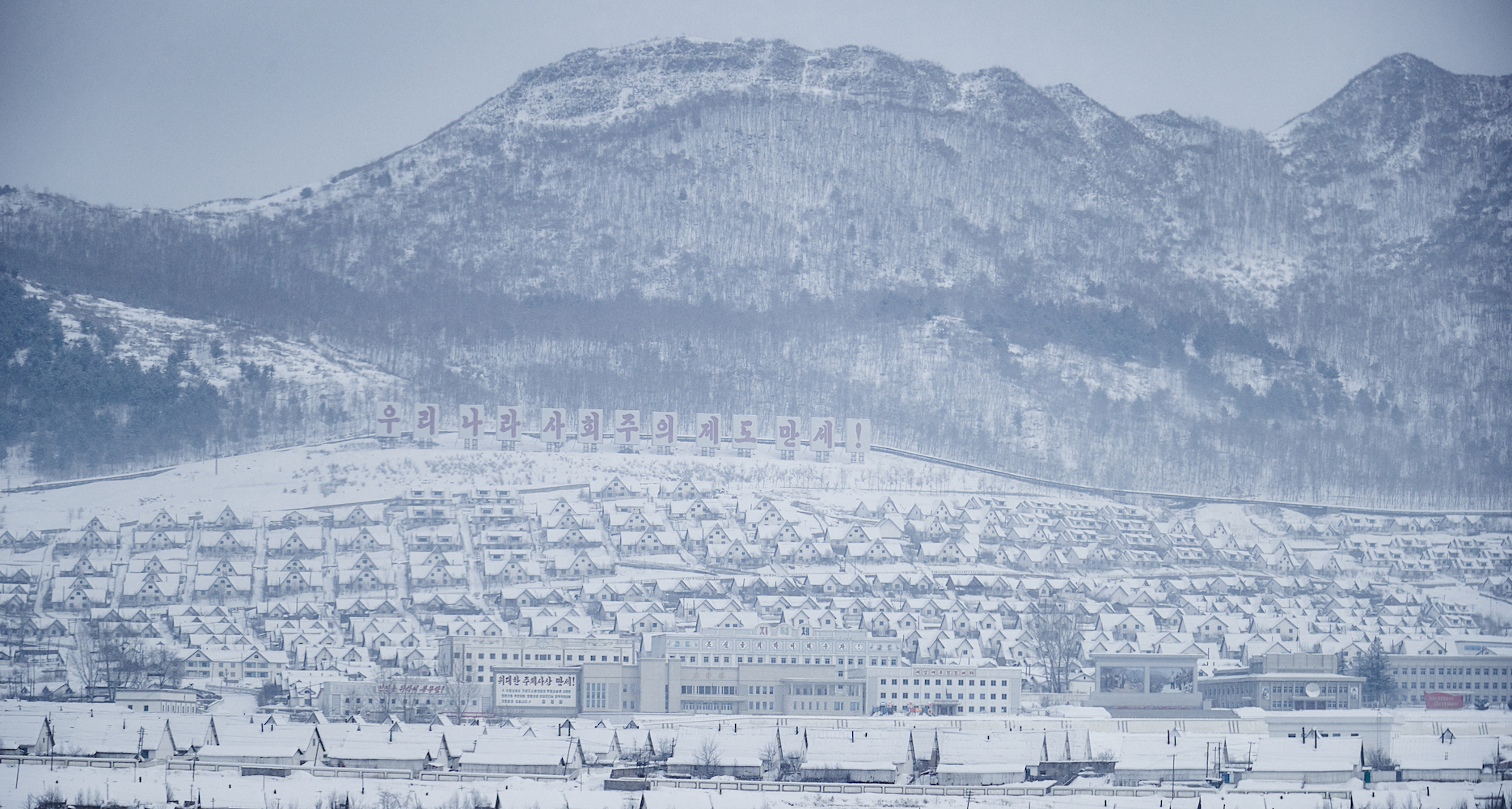 Icy streets and cold noodles: North Korea’s brutal winters — in photos