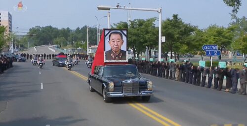 Tens of thousands line Pyongyang streets for funeral amid COVID lockdown