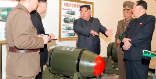 North Korea shows off smaller nuke warhead it says fits on missiles aimed at ROK