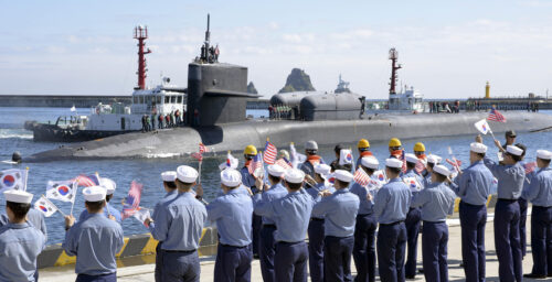 US nuclear sub arrives in South Korea, a day after North Korean missile launch