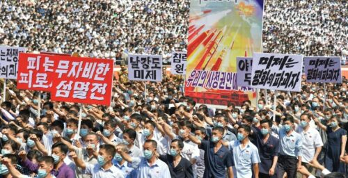 North Koreans vow to kill Americans and South Koreans at state-led mass rallies