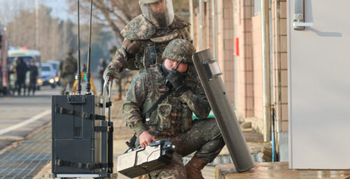 Seoul holds drills simulating North Korean bioterrorist and drone attacks