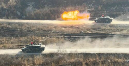 US-ROK exercises on combatting North Korea end with a bang of tank guns