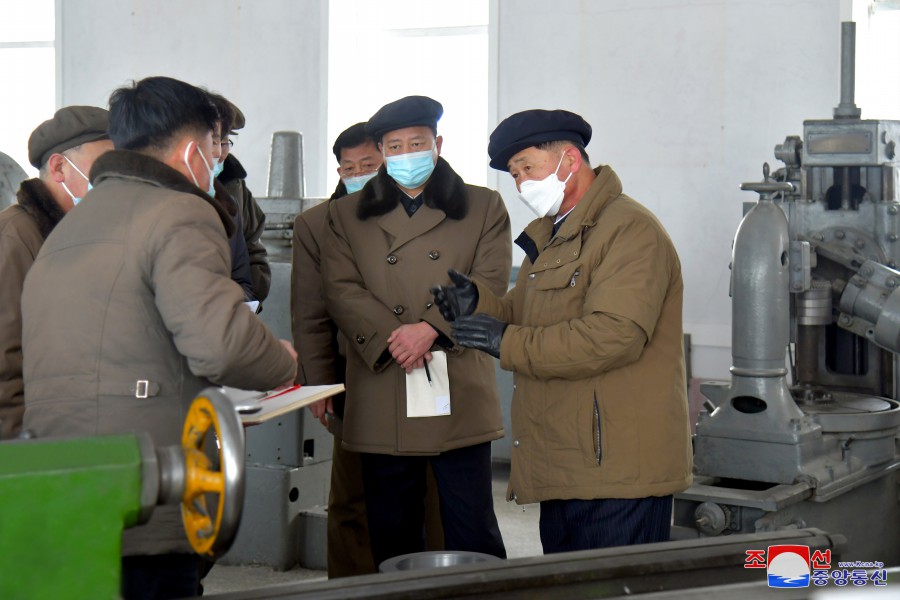 Premier Kim Tok Hun Inspects North and South Phyongan Provinces