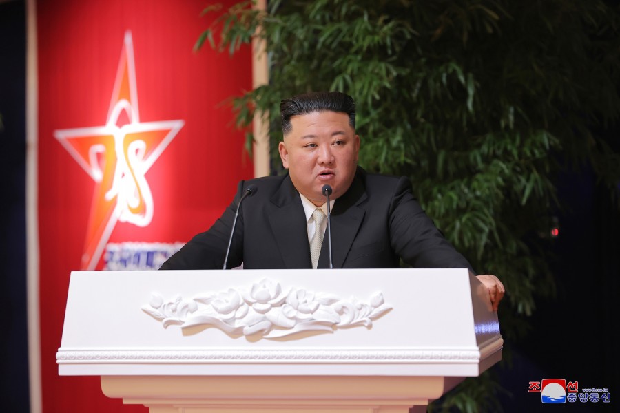 Respected Comrade Kim Jong Un Makes Significant Speech at Banquet for Celebrating KPA Birthday