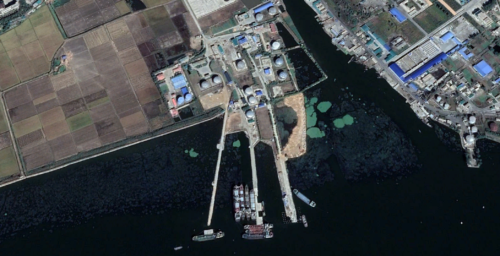 Traffic, construction continues at controversial North Korean oil facility
