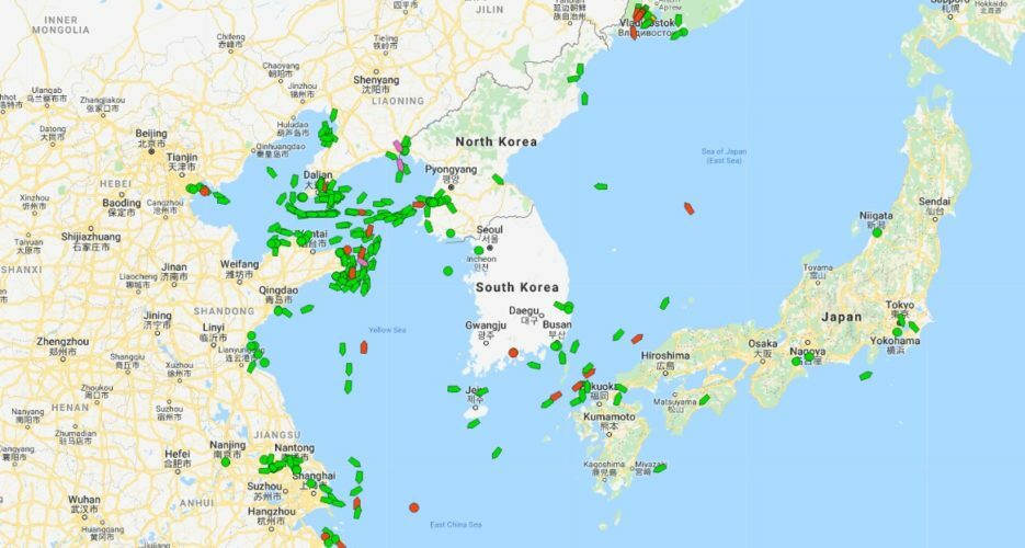 Three North Korean ships head to Chinese port, though overall activity constant