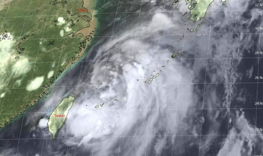 Sanctioned North Korean tanker heads for Chinese island as typhoon sweeps region