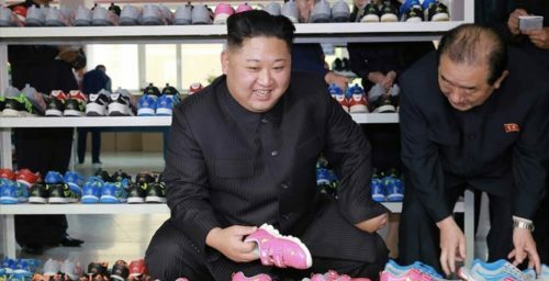 Prestigious Pyongyang shoe factory appears to be making inventory for export