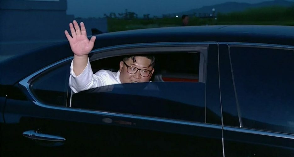 Kim Jong Un spotted using armored Lexus luxury sedan