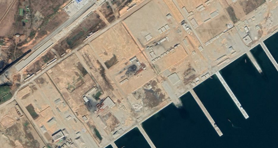 Slow but steady progress on North Korean naval base construction, imagery shows