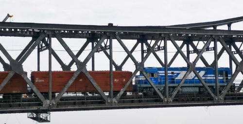 VIDEO: Despite COVID-19 fears, train delivers cargo across China-DPRK border