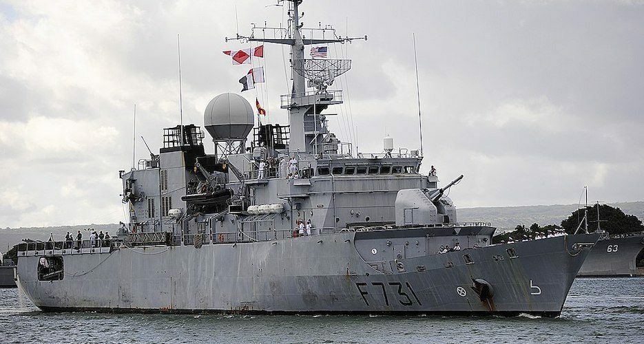 Warship catches ship-to-ship transfer on mission to stop North Korean smuggling