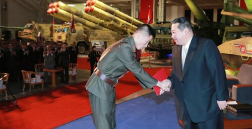 New missiles and Kim Jong Un idolatry dominate ‘Self-Defense-2021’ expo
