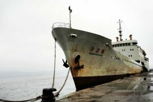 5 years in the dark: North Korean ship reappears at key Chinese coal terminal