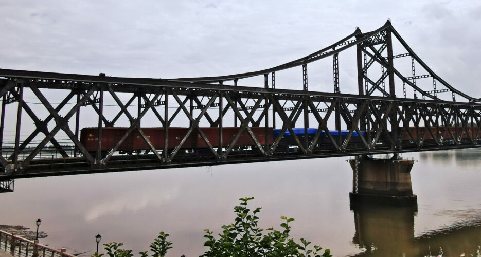 Train from China enters North Korean disinfection zone for first time: Imagery