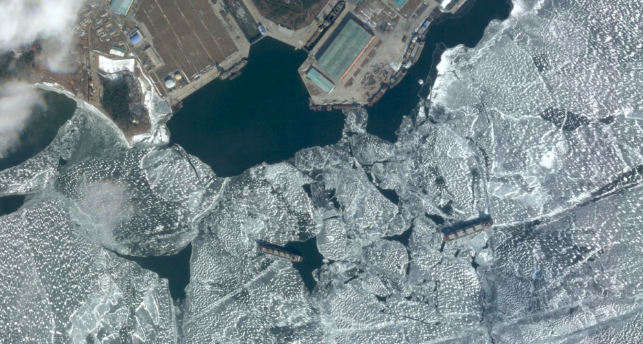 Heavy ice chills North Korean coal exports, but oil imports hold steady: Imagery