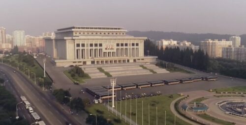 North Korea holding large meeting in Pyongyang as state media silent: Imagery