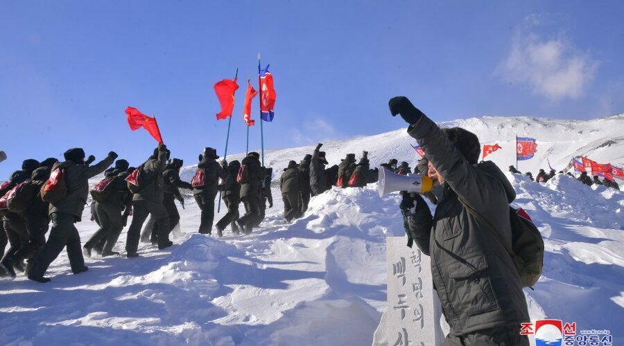 State media review: North Koreans get an ideological education on Mount Paektu