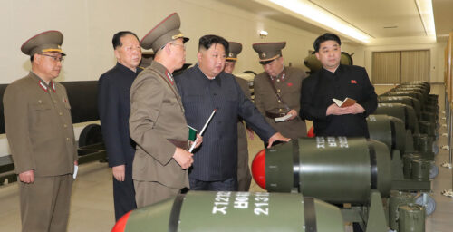 With warhead inspection, Kim Jong Un flaunts confidence in tactical nukes