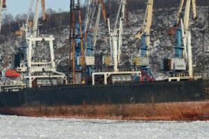 Shady North Korean freighter tied to sanctions evasion visits Russian coal port