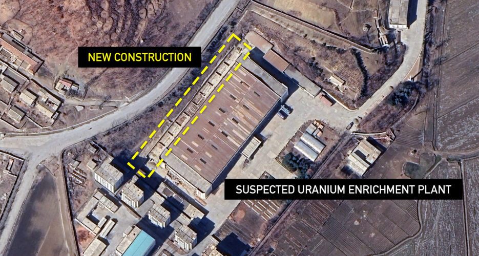 North Korea expanding suspected uranium enrichment site, satellite imagery shows