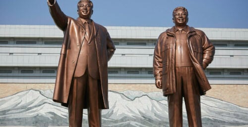 Kim Il Sung Statues Will Stay Up After Unification