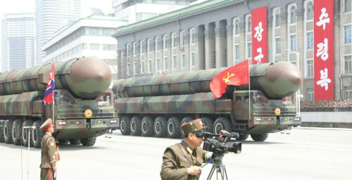 North Korea Readies First Stage of Rocket