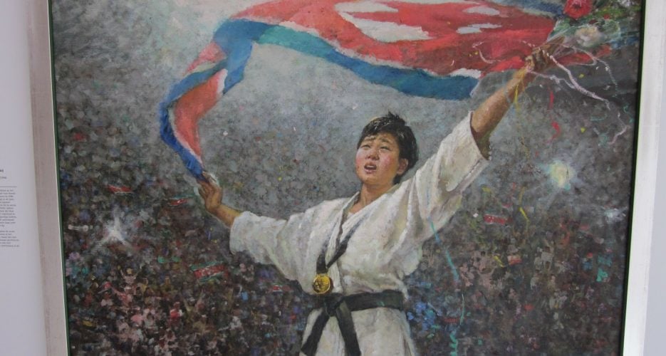 North Korean art in a Dutch town