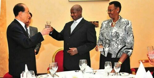 Ugandan President hosts state dinner for N. Korean delegation