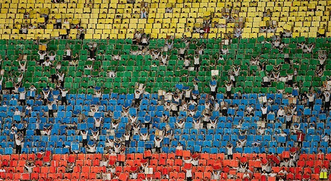 N. Korea may drop human pixel backdrop from mass games