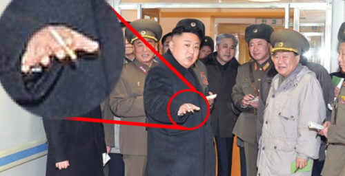 Kim Jong Un Lights Up During Hospital Inspection