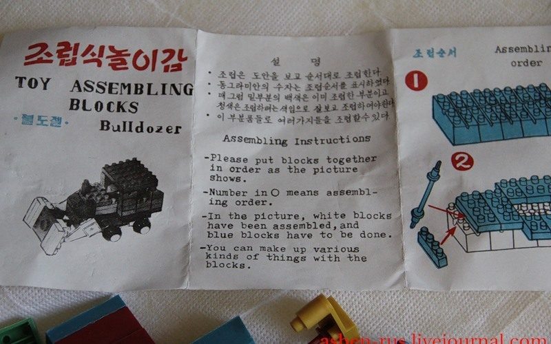 North Korean Toys: Juche Lego Sets