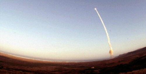 U.S. launches nuclear-capable intercontinental ballistic missile