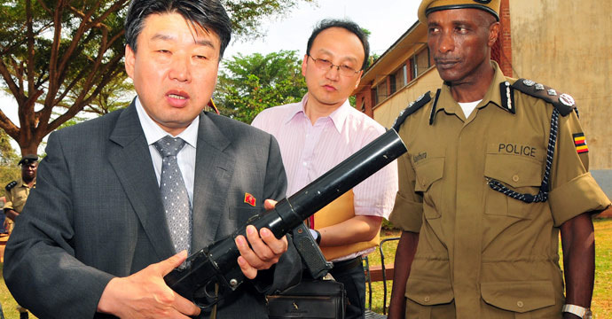 Exclusive: North Korean minister inspects Ugandan Police Force