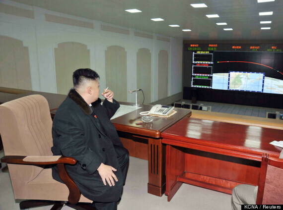 Kim Jong Un Enoys A Cigarette With Rocket Launch