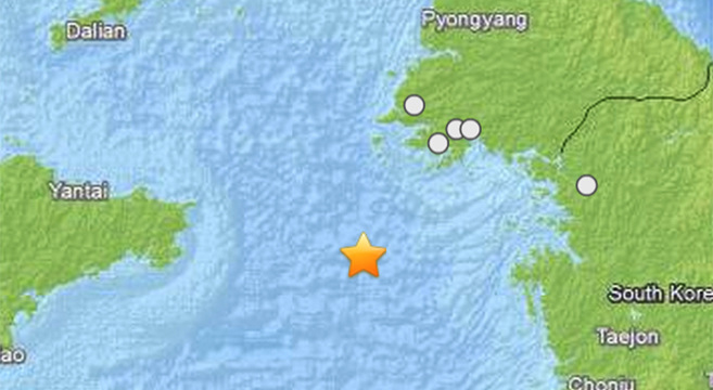 Magnitude 5 earthquake occurs 132KM from North Korea